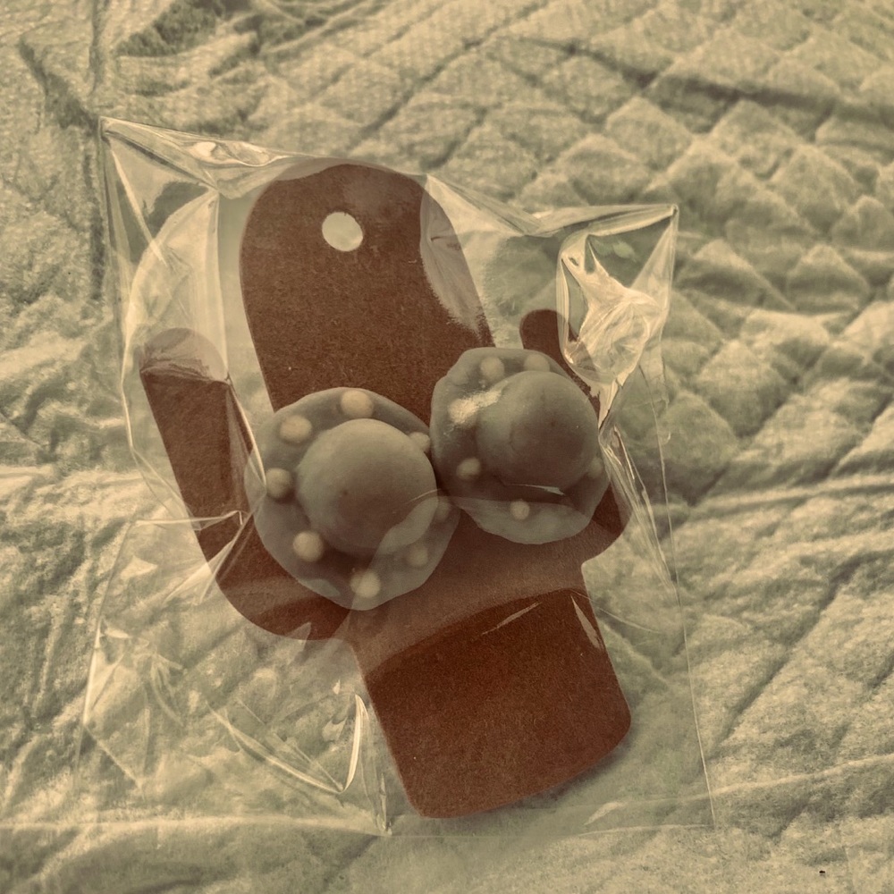 UFO stud earrings